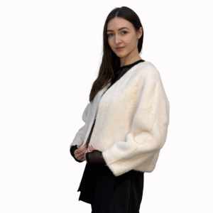 MINIMALIST FAUX WOOL CARDIGAN