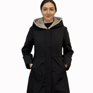 FUR-LINED CITY COAT